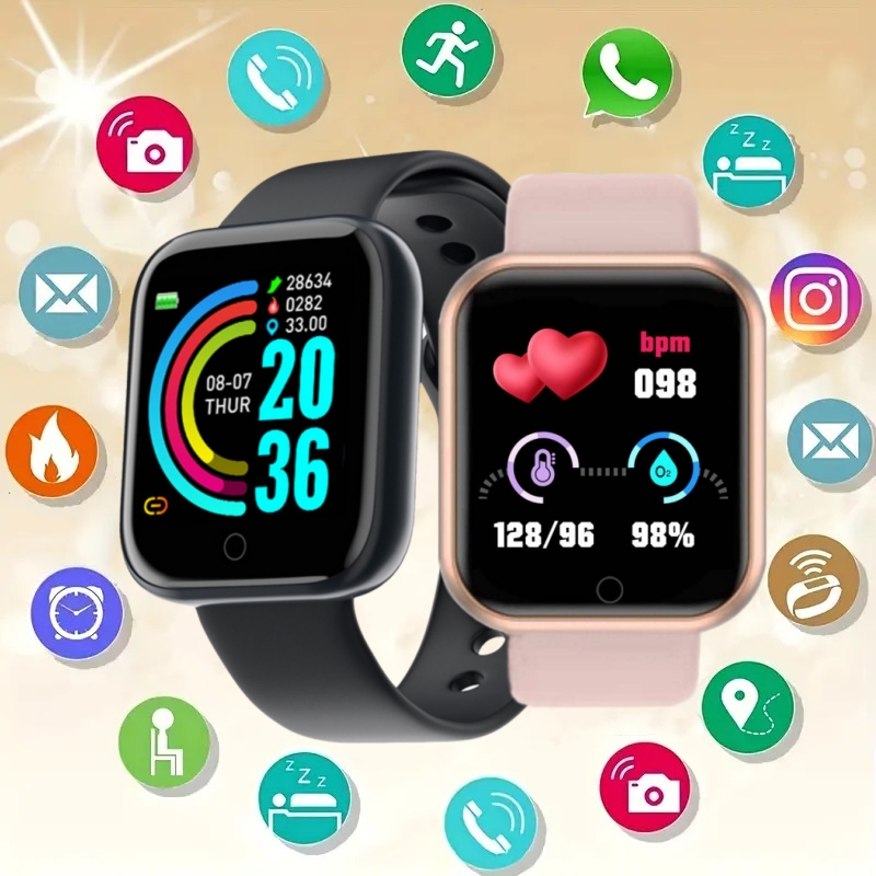 Smartwatch Watches For Girls - Relógio inteligente para homens e mulheres