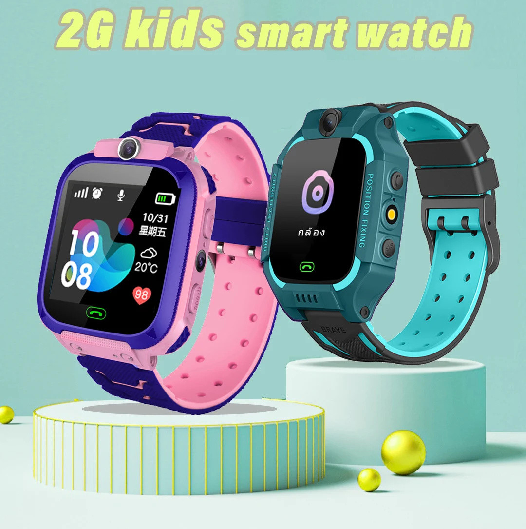 Smartwatch Watches For Girls - Q12 crianças relógio inteligente 2g chamada