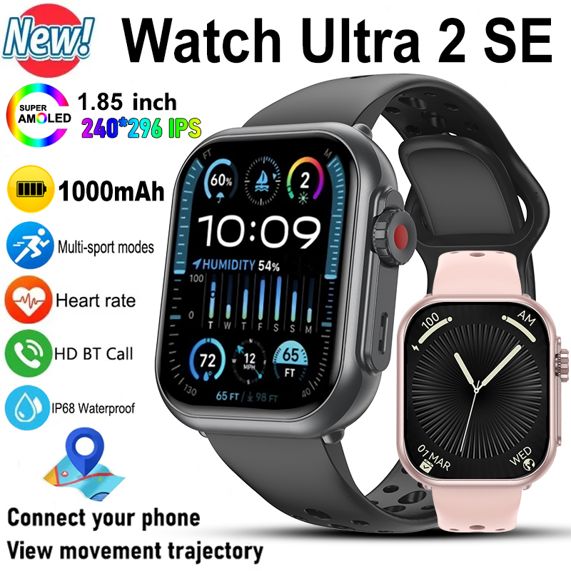 Relógio inteligente ultra 2 se - Smartwatch Watches For Women With Gps avaliação e preço