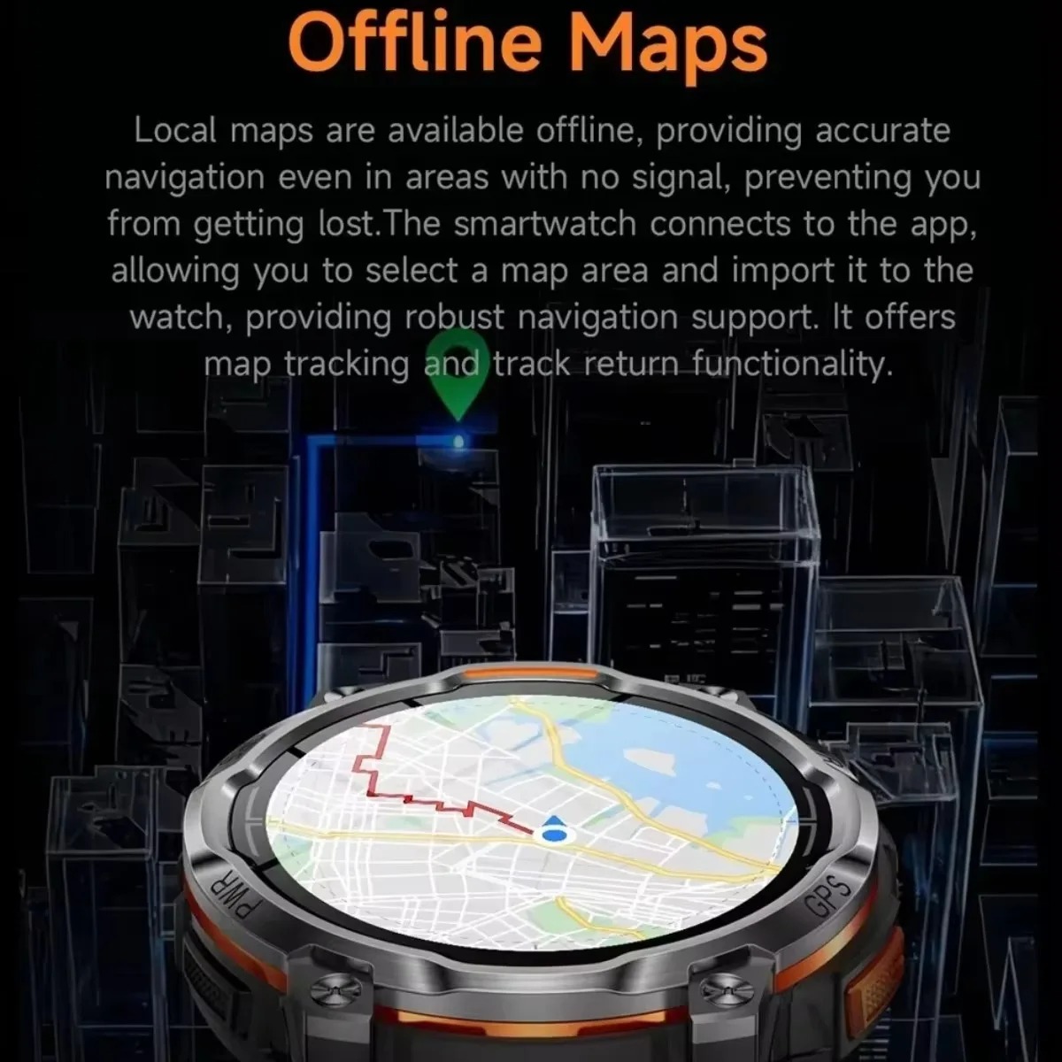 Relógio inteligente GPS profis - Altimeter Compass Watch avaliação e preço
