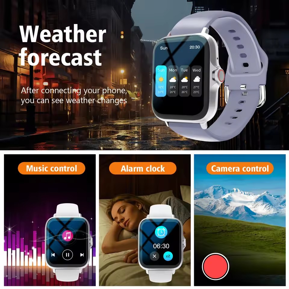 Relógio Inteligente com Chamad - Smartwatch Watches For Girls avaliação e preço