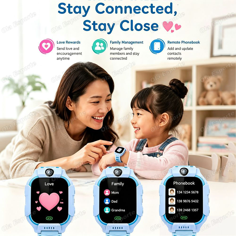 Novo Relógio Inteligente GPS 5 - Smartwatch Watches For Girls avaliação e preço