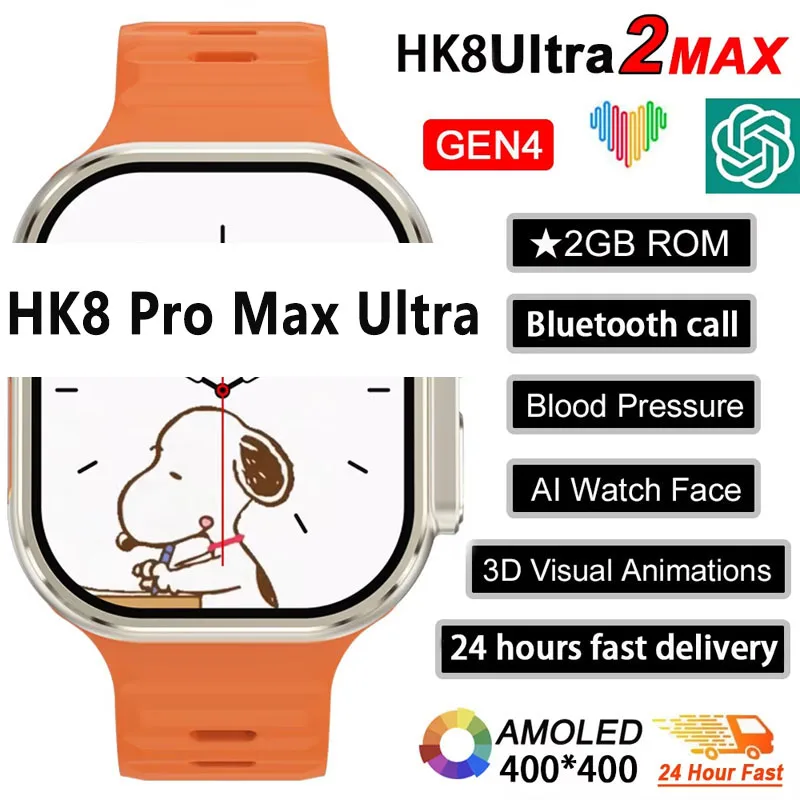 Novo Relógio Série 9 PK HK8 PR - Smartwatch Watches For Women With Gps avaliação e preço