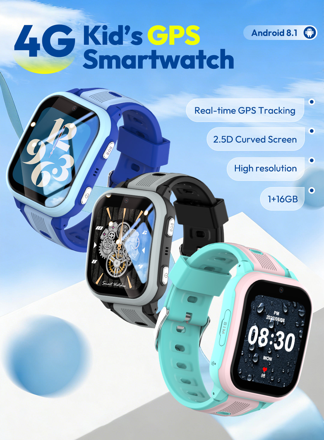 Relógio Inteligente KT41 - Rel - Smartwatch Watches For Kids With Gps avaliação e preço