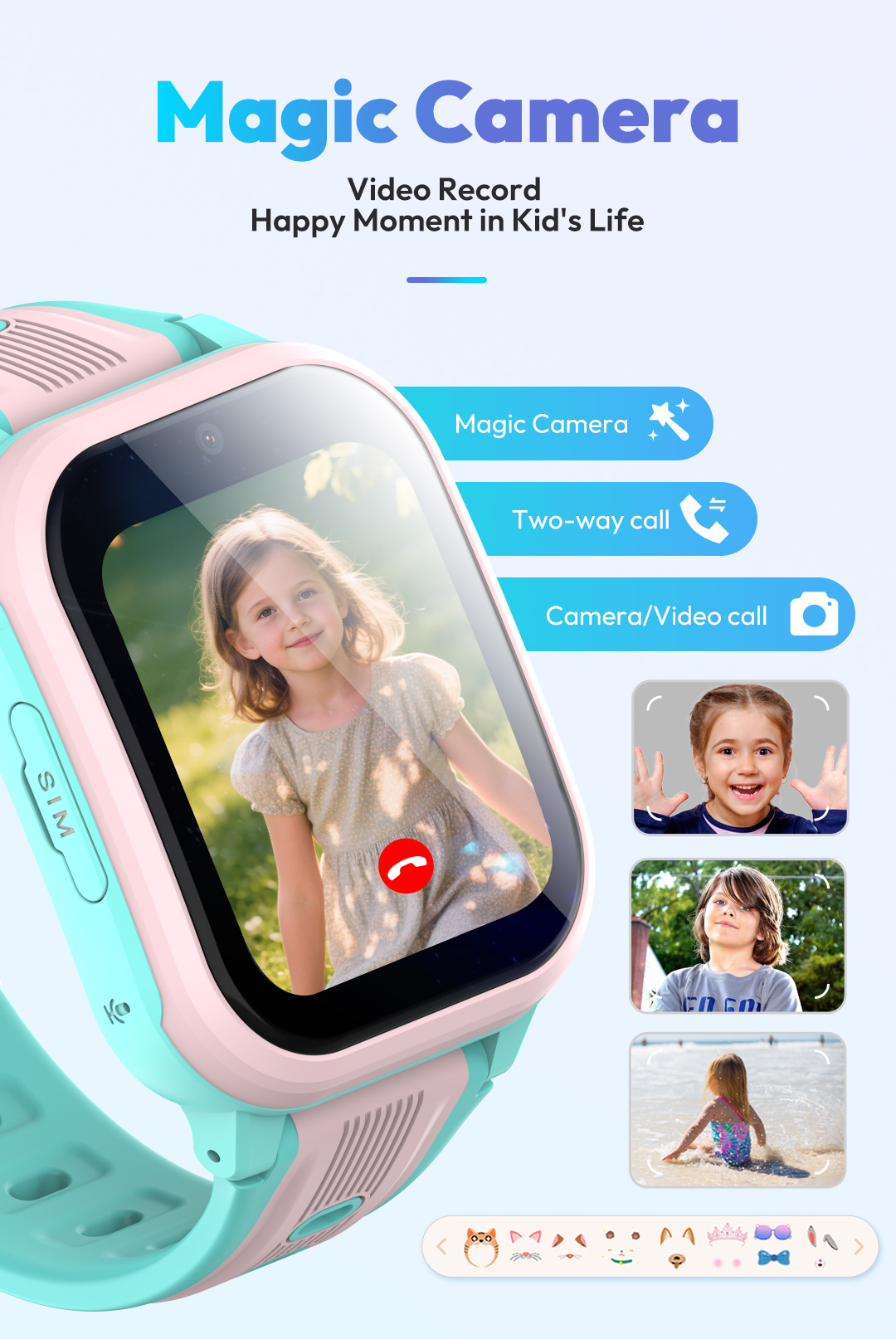 Relógio Inteligente KT41 - Rel - Smartwatch Watches For Kids With Gps avaliação e preço