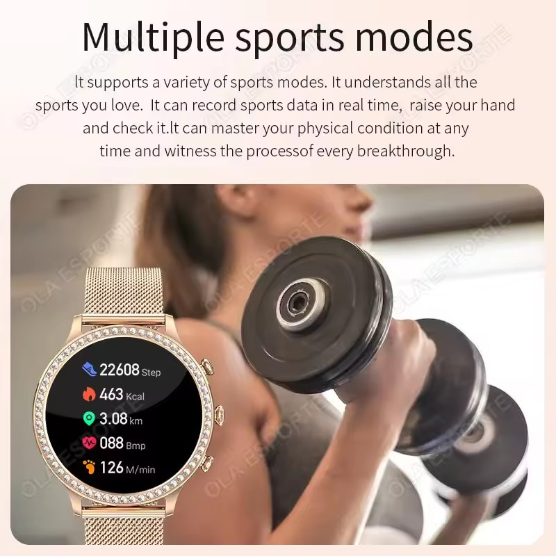 Relógio inteligente elegante p - Smartwatch Watches Price avaliação e preço